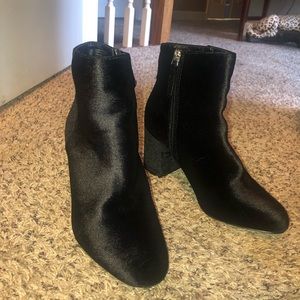 Black ankle booties